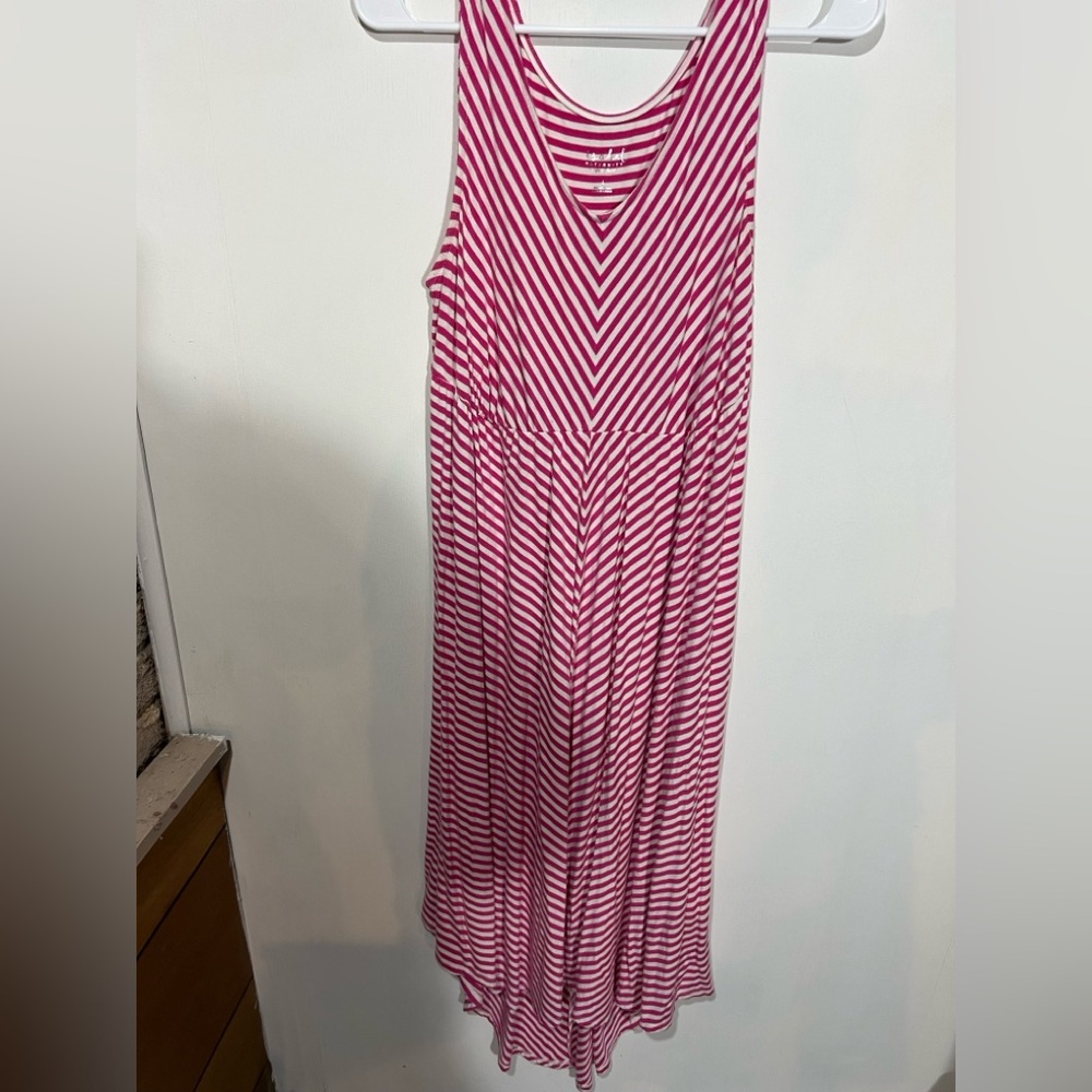 Isabel Maternity by Ingrid & Isabel Pink and White Striped Dress